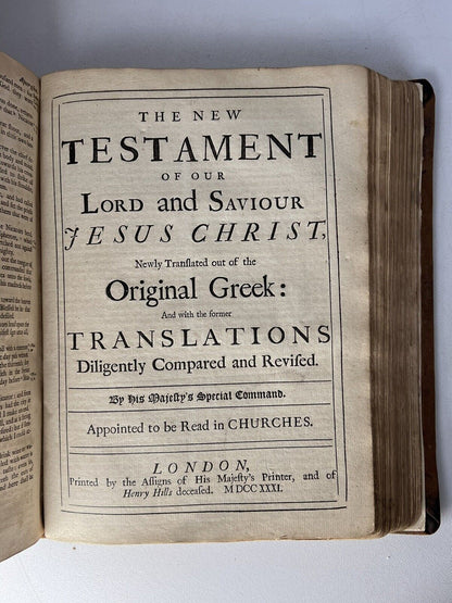 King James Bible 1732 John Baskett