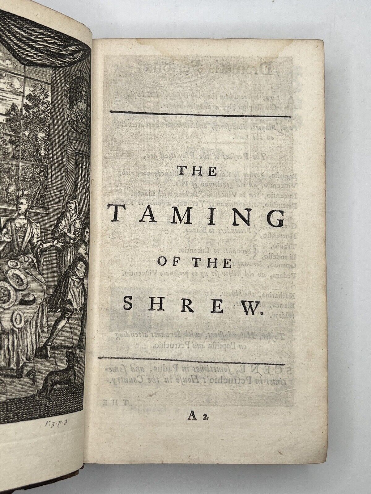 The Works of William Shakespeare 1728 Alexander Pope Edition First Edition Thus