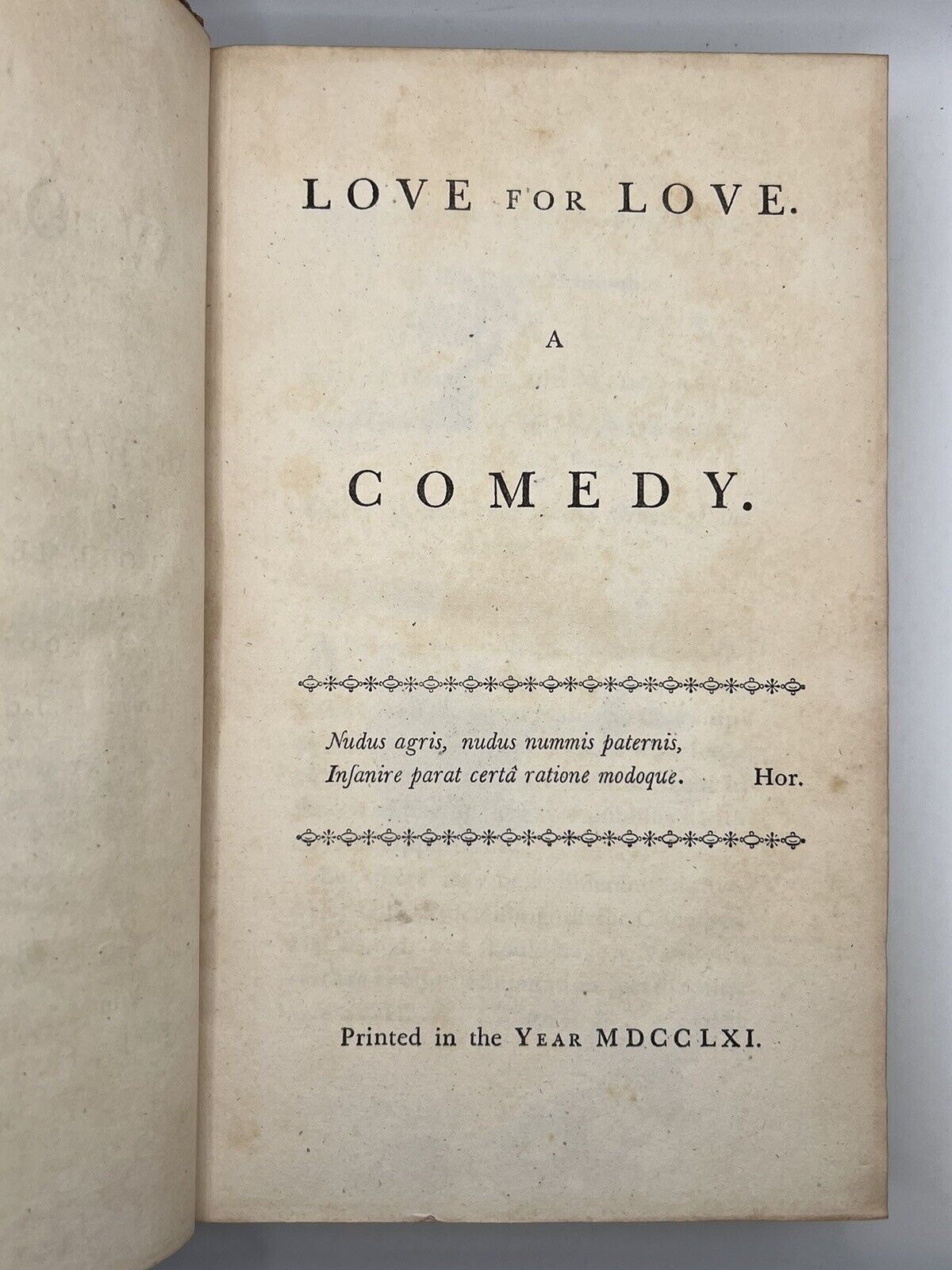 The Works of William Congreve 1761