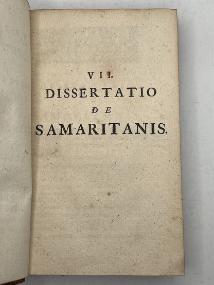 Adriaan Reland Dissertations 1706 First Edition