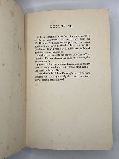 Dr No by Ian Fleming 1958 First Edition Second Impression in Original Dust Jacket