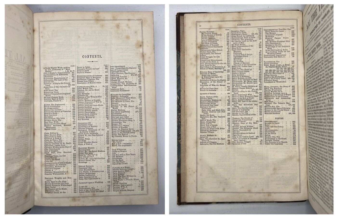 All the Year Round by Charles Dickens 1860-1875 First Editions & Later