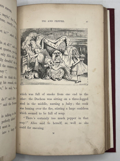 Alice's Adventures in Wonderland by Lewis Carroll 1866 First Edition