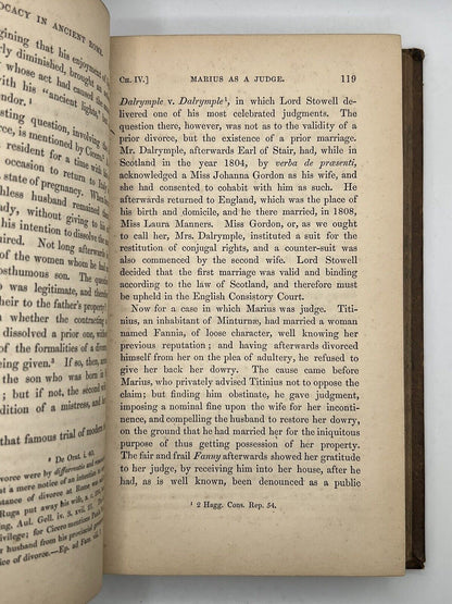 Hortensius: Or, the Advocate by William Forsyth 1849 First Edition