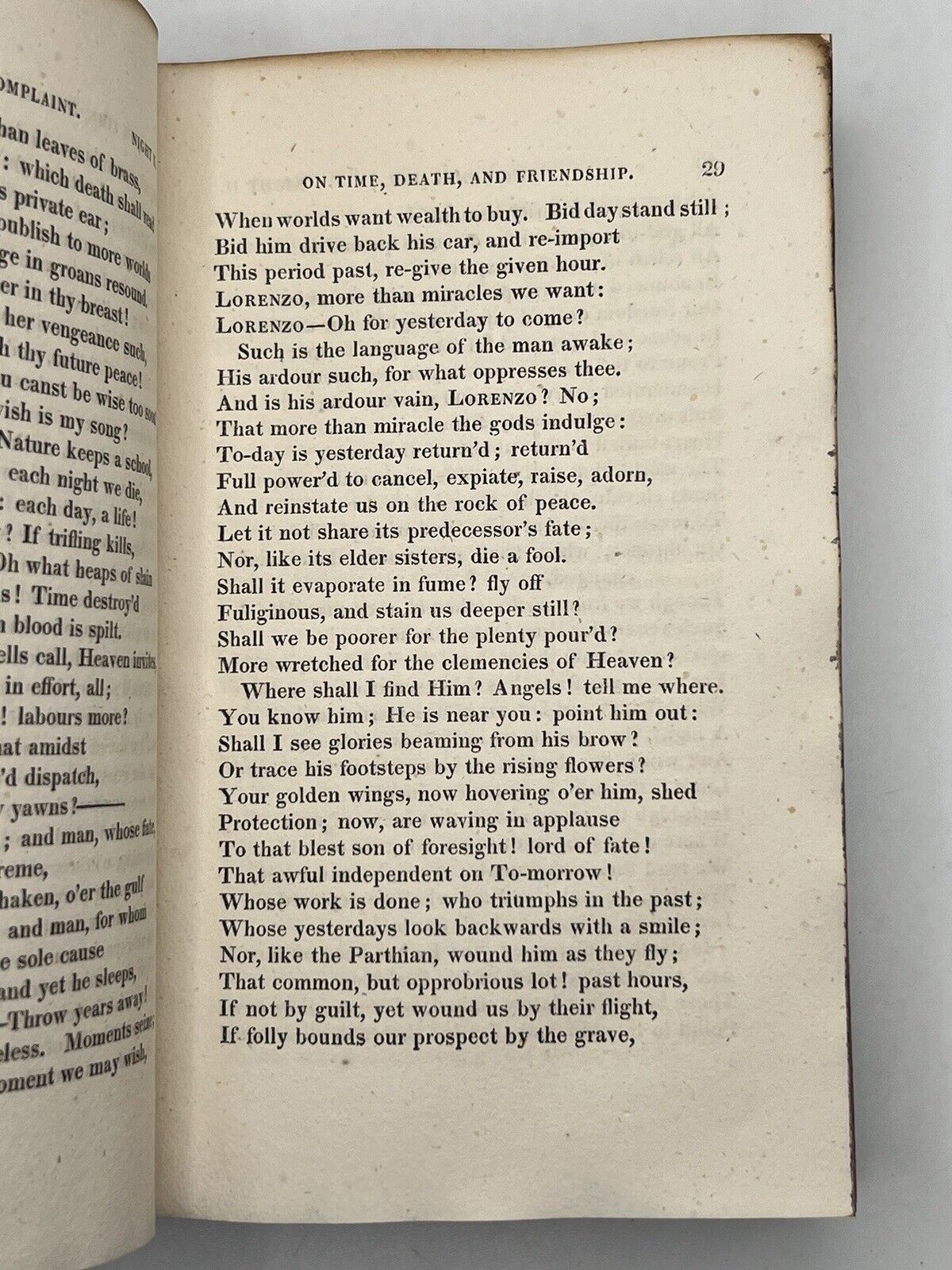 Young's Night Thoughts 1817 FORE-EDGE PAINTING After William Blake