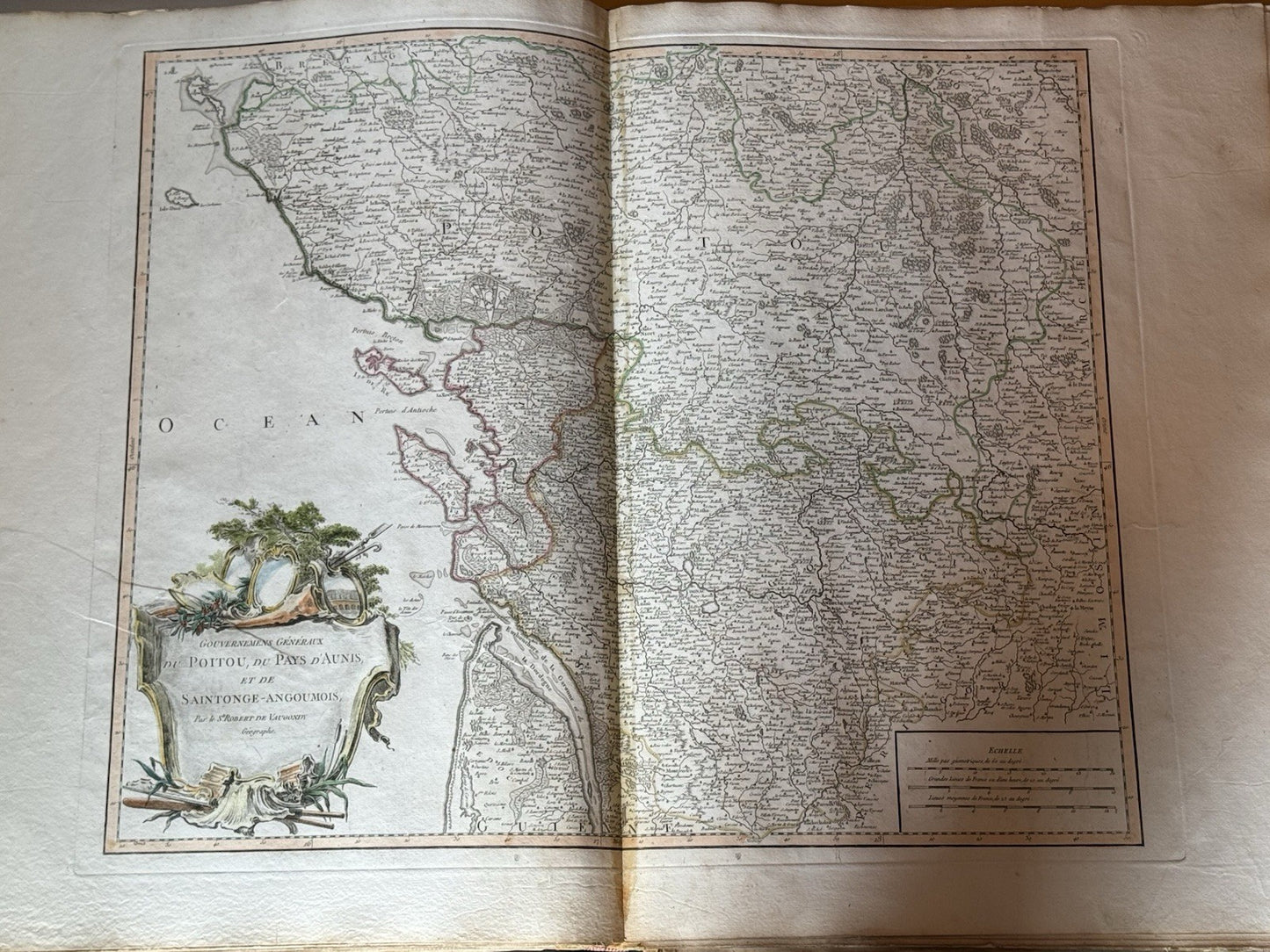 Composite Atlas by Robert de Vaugondy c.1770s Elephant Folio