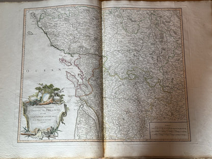 Composite Atlas by Robert de Vaugondy c.1770s Elephant Folio