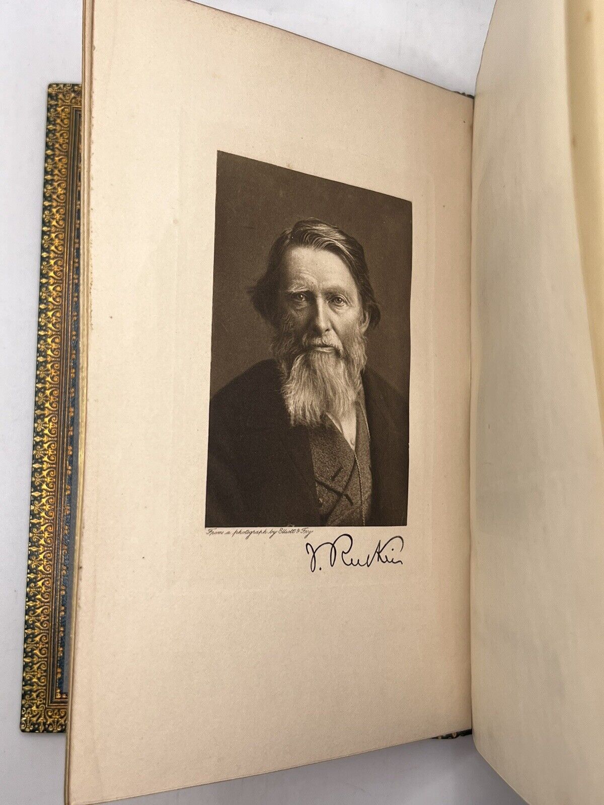 FORE EDGE PAINTING: Ruskin and His Circle 1910