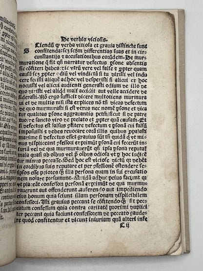 De Modo Confitendi by Thomas Aquinas 1518; Matthew of Krakow RARE POST INCUNABLE