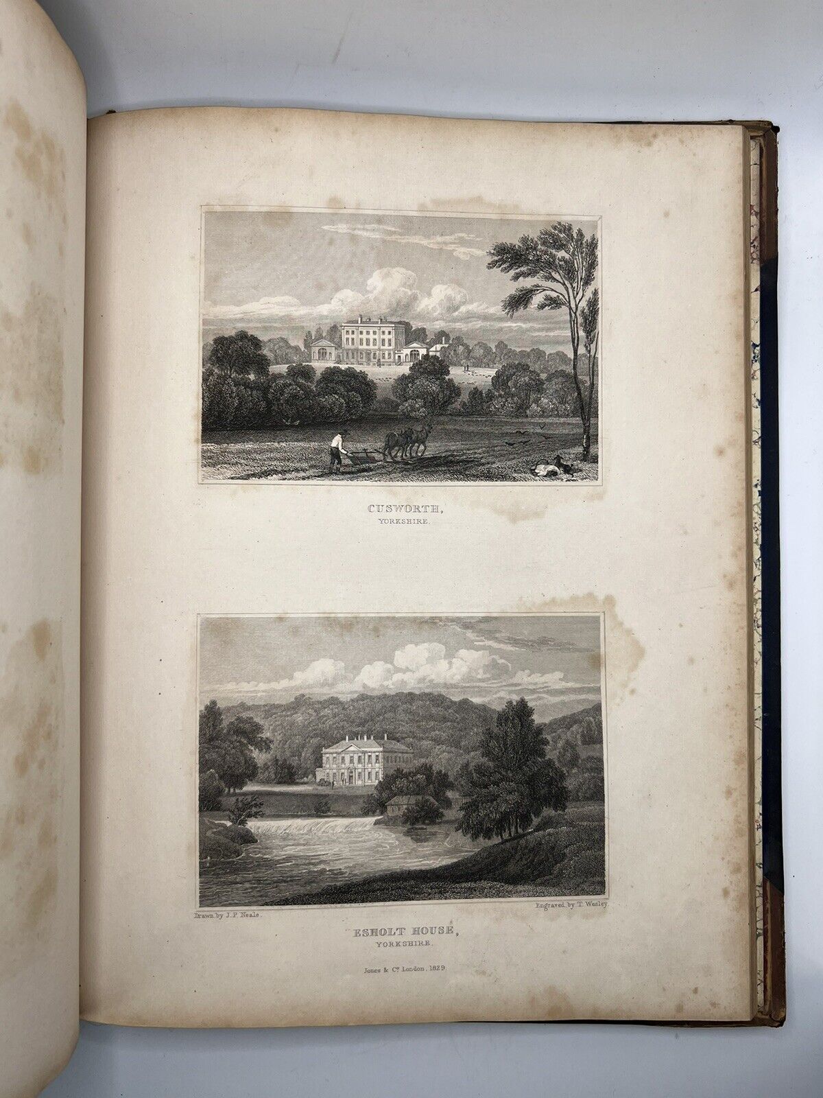 Jones' Views of the Seats, Mansions, Castles of Noblemen & Gentlemen 1829 First Edition