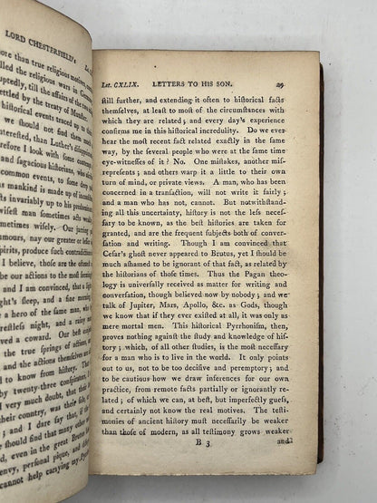 Letters Written by Philip Dormer Stanhope, Earl of Chesterfield 1792