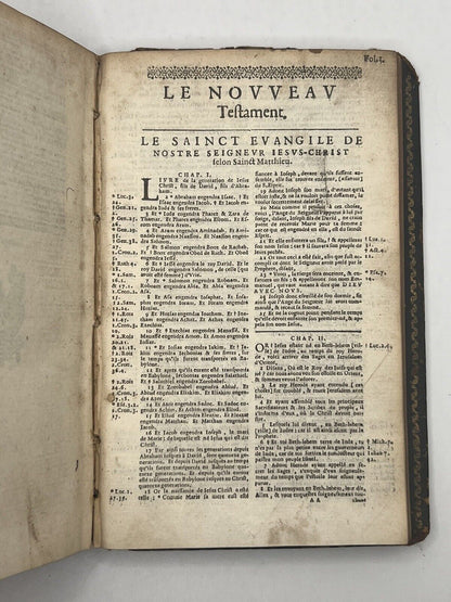 The Bible, Geneva Version, Amsterdam 1635 Rare