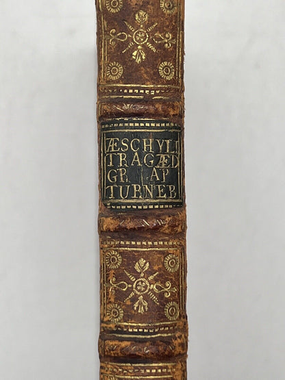 Aeschylus Tragedies 1552 Turnebe Edition