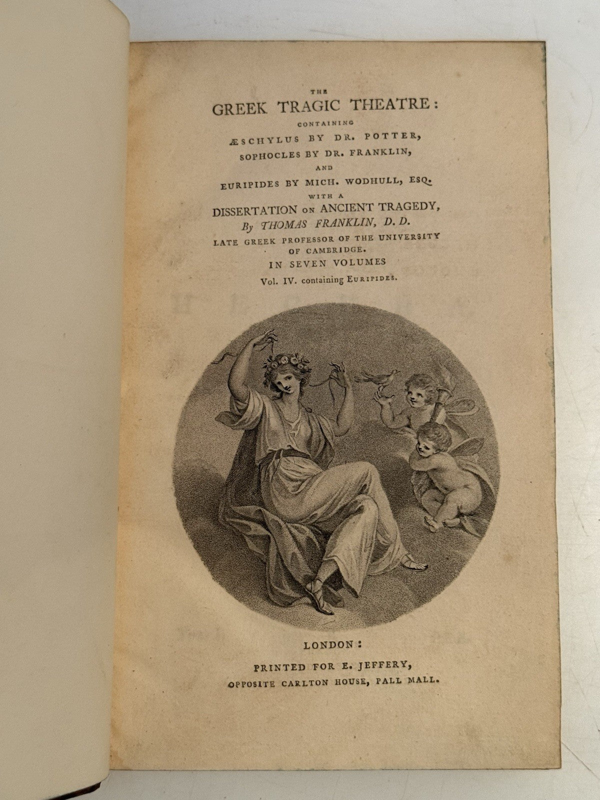 The Greek Tragic Theatre 1777 Aeschylus, Euripides, Sophocles