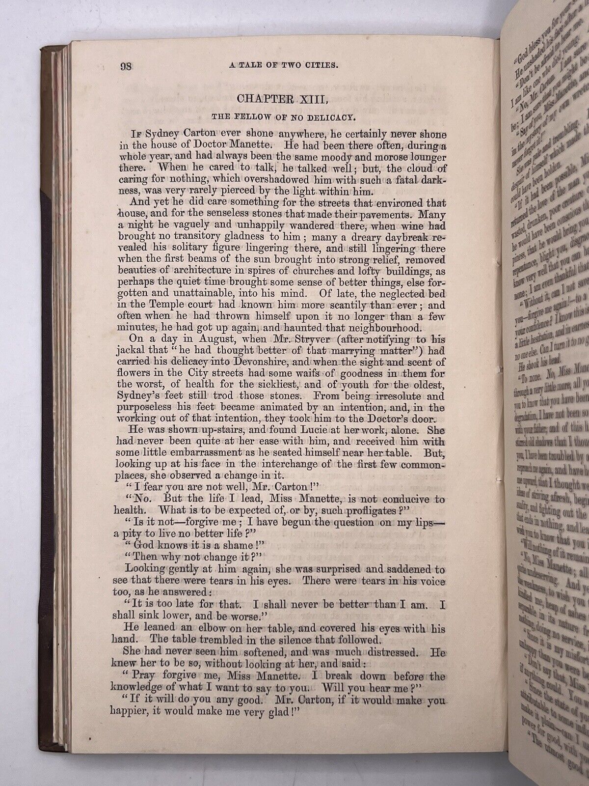 A Tale of Two Cities by Charles Dickens 1859 First Edition