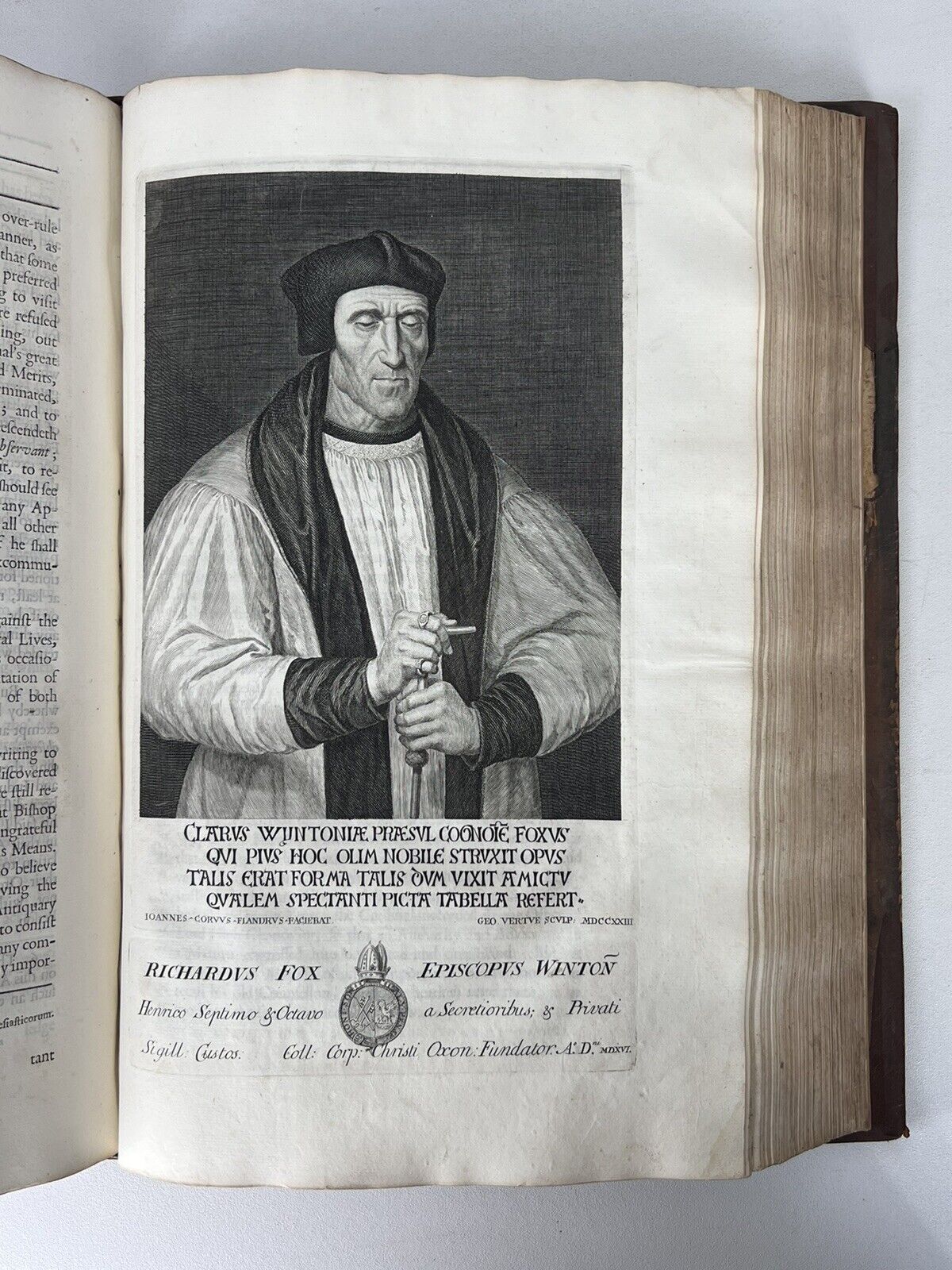 The Life of Cardinal Wolsey by Richard Fiddes 1724 First Edition