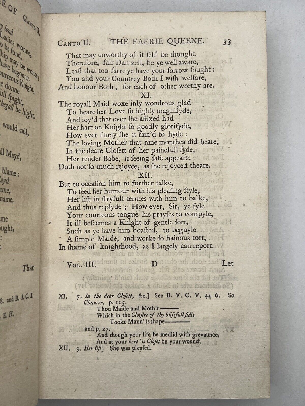 The Faerie Queene by Edmund Spenser 1758