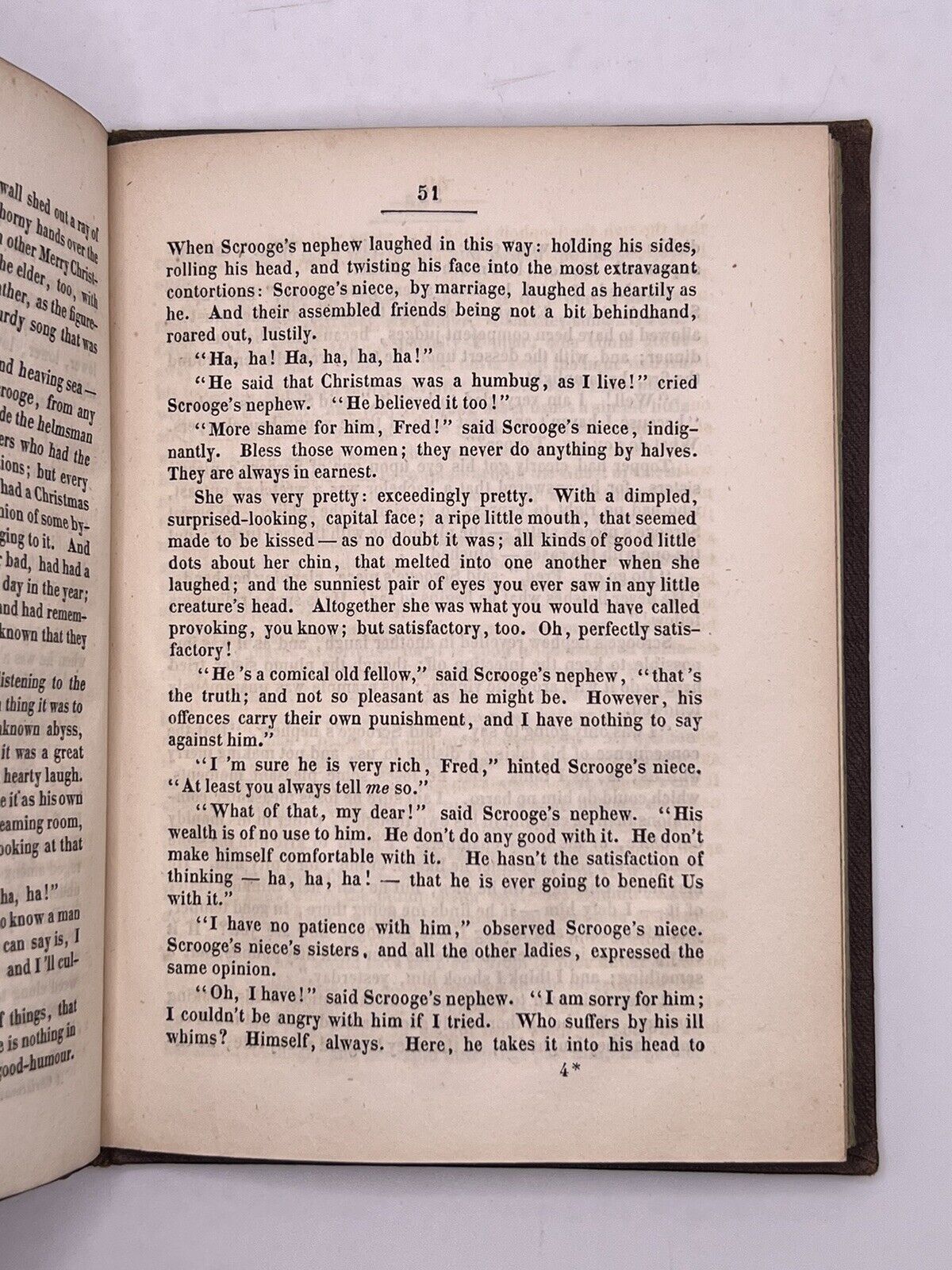 A Christmas Carol - Charles Dickens 1843 Tauchnitz First Edition in Original Cloth