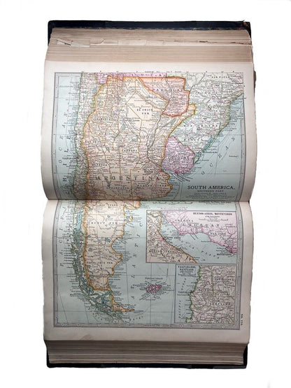 A Beautiful Atlas ILLUSTRATED WITH 124 COLOUR MAPS 1903