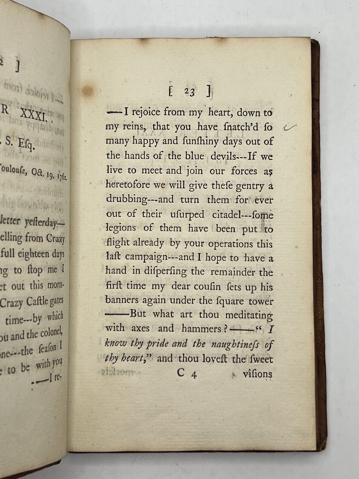 The Letters of Laurence Sterne in 3 Vols 1775 First Edition