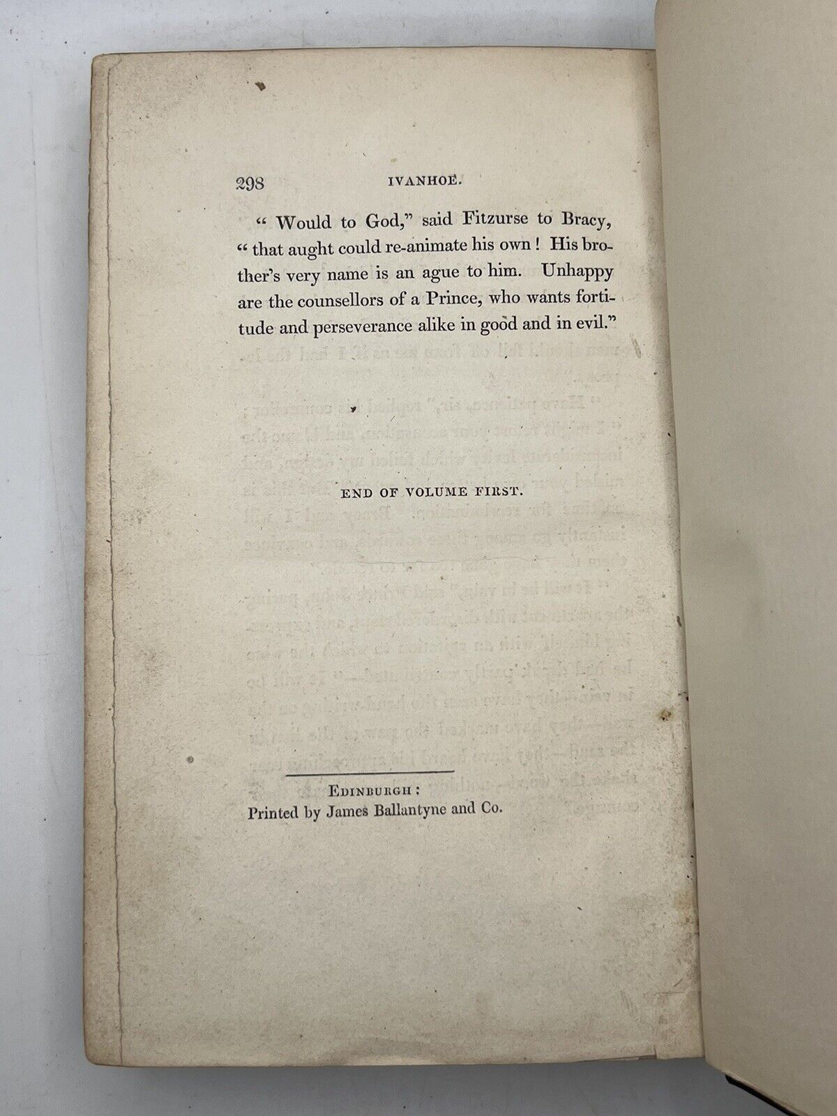 Ivanhoe by Sir Walter Scott 1820 First Edition