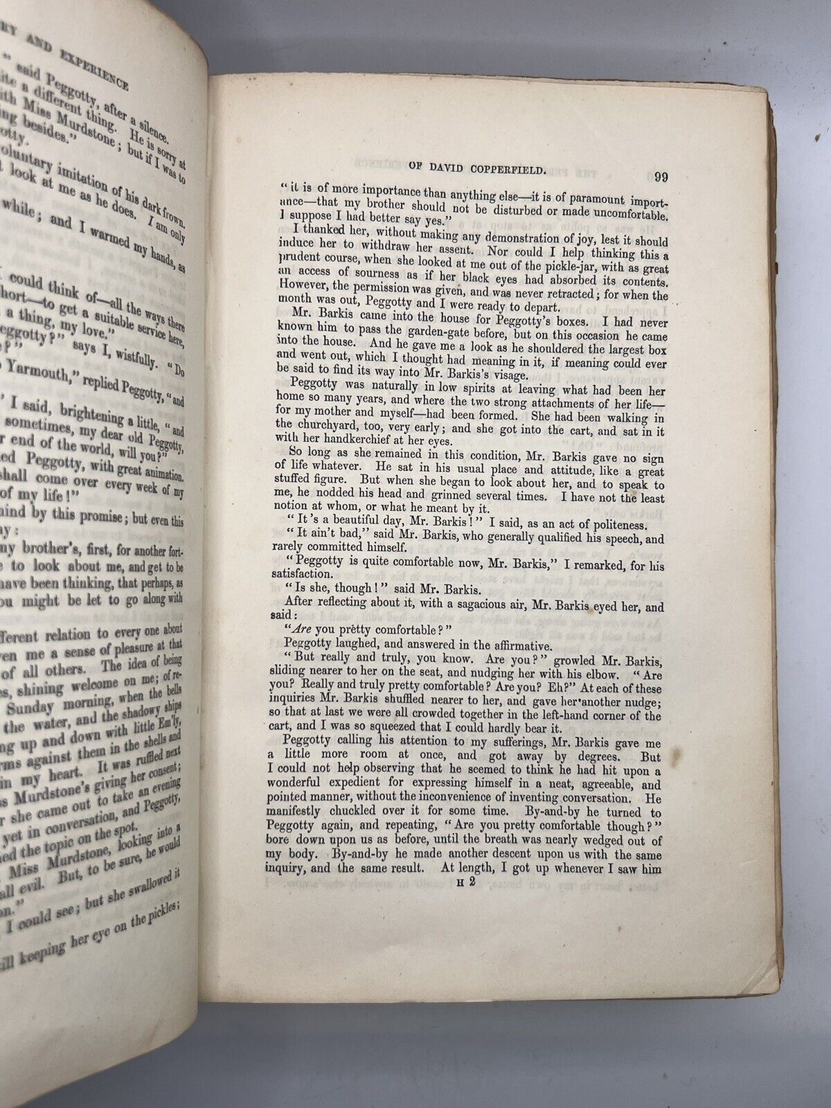 David Copperfield Charles Dickens 1850 First Edition First Printing in Original Cloth