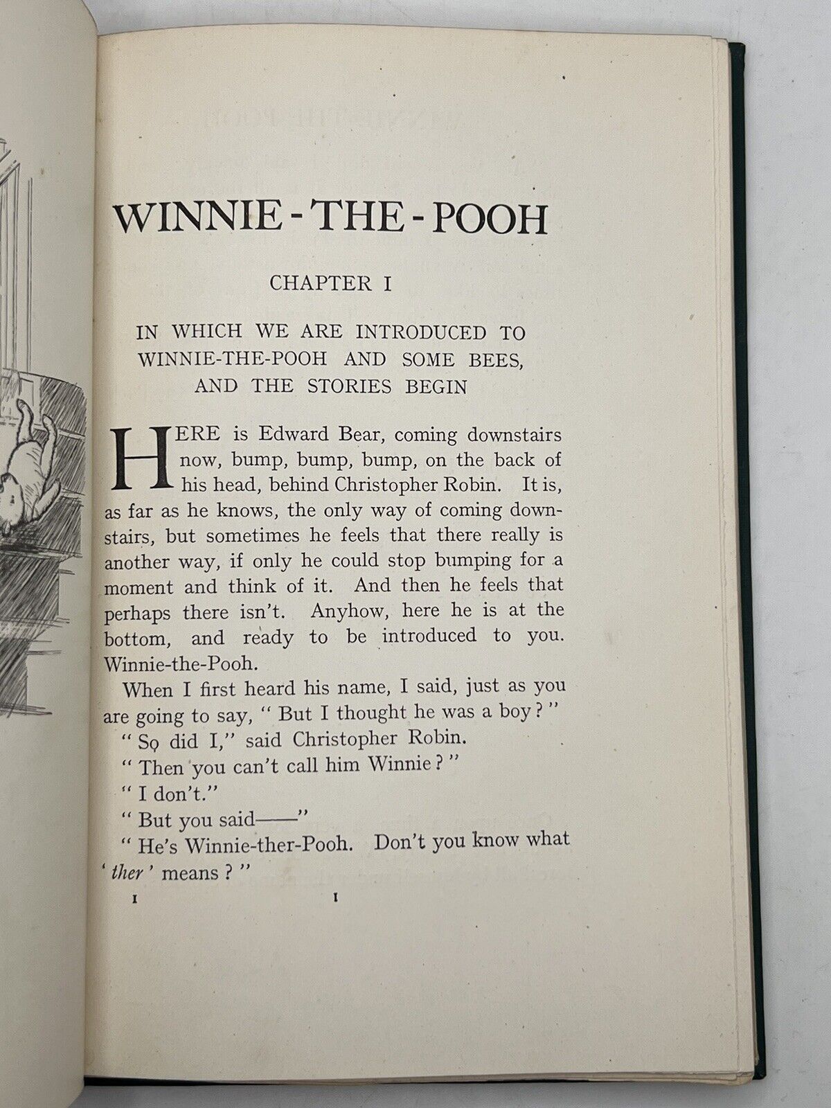 Winnie the Pooh by A. A. Milne 1926 First Edition First Impression with Original Dust Jacket