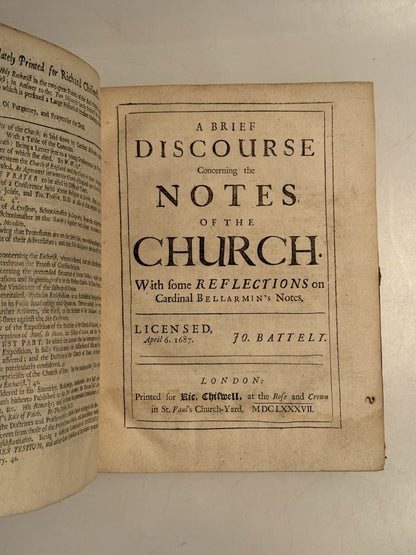 1685-8 Anglican vs Catholic Debate Sammelband