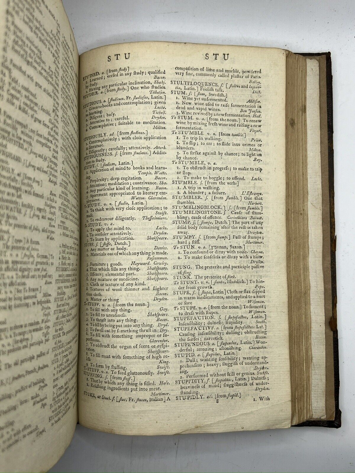 A Dictionary of the English Language by Samuel Johnson 1794