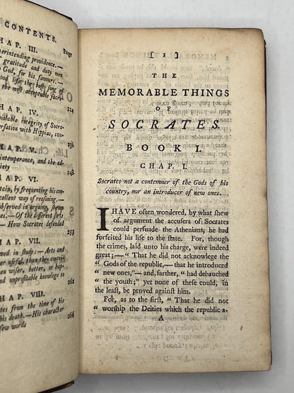 The Memorable Things of Socrates from Xenophon 1757