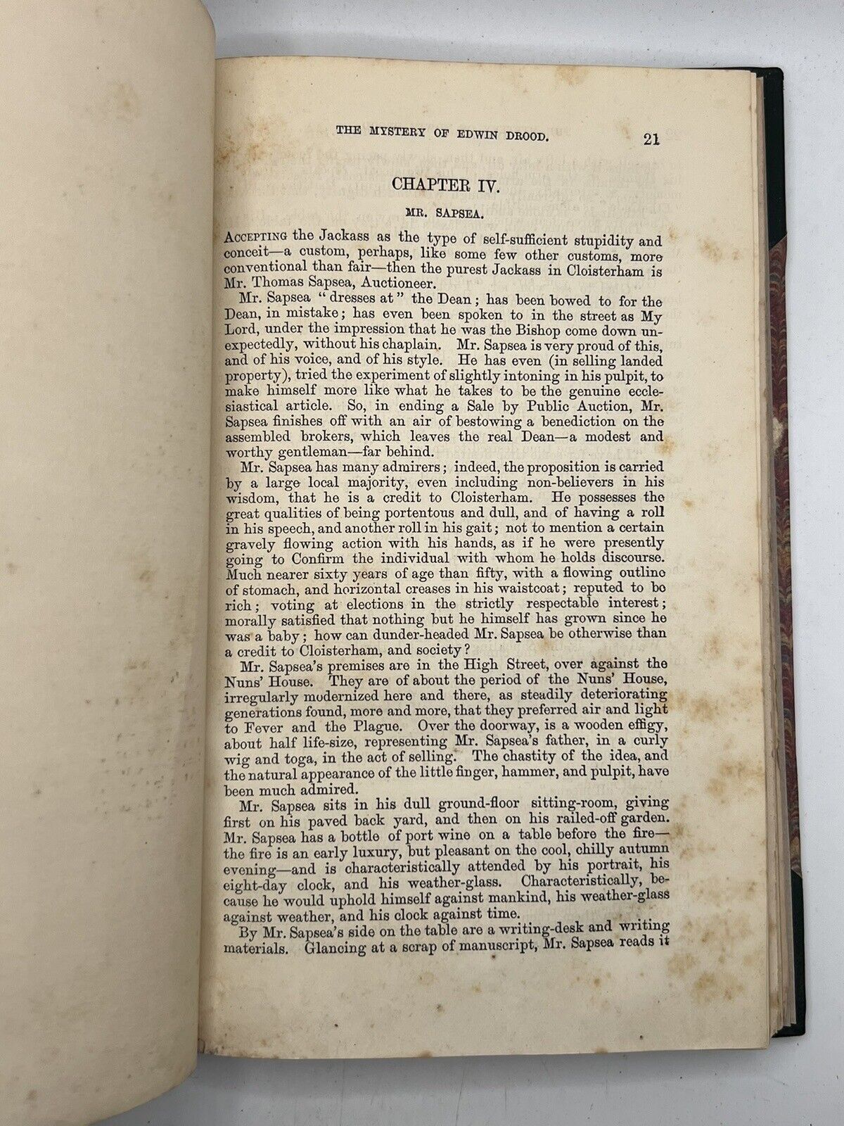 The Mystery of Edwin Drood by Charles Dickens 1870 First Edition from Original Parts