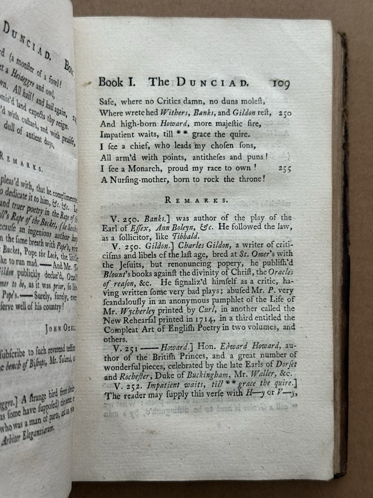 The Dunciad by Alexander Pope 1732