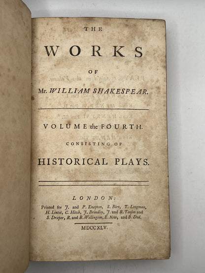 The Works of William Shakespeare 1745