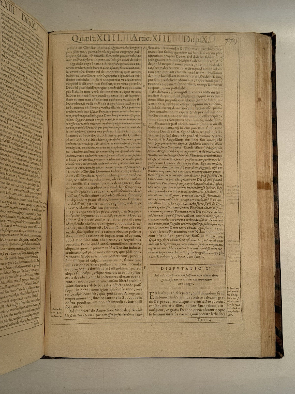 Luis de Molina's Commentary on Thomas Aquinas 1593 First Edition