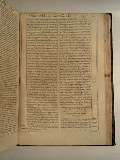 Luis de Molina's Commentary on Thomas Aquinas 1593 First Edition