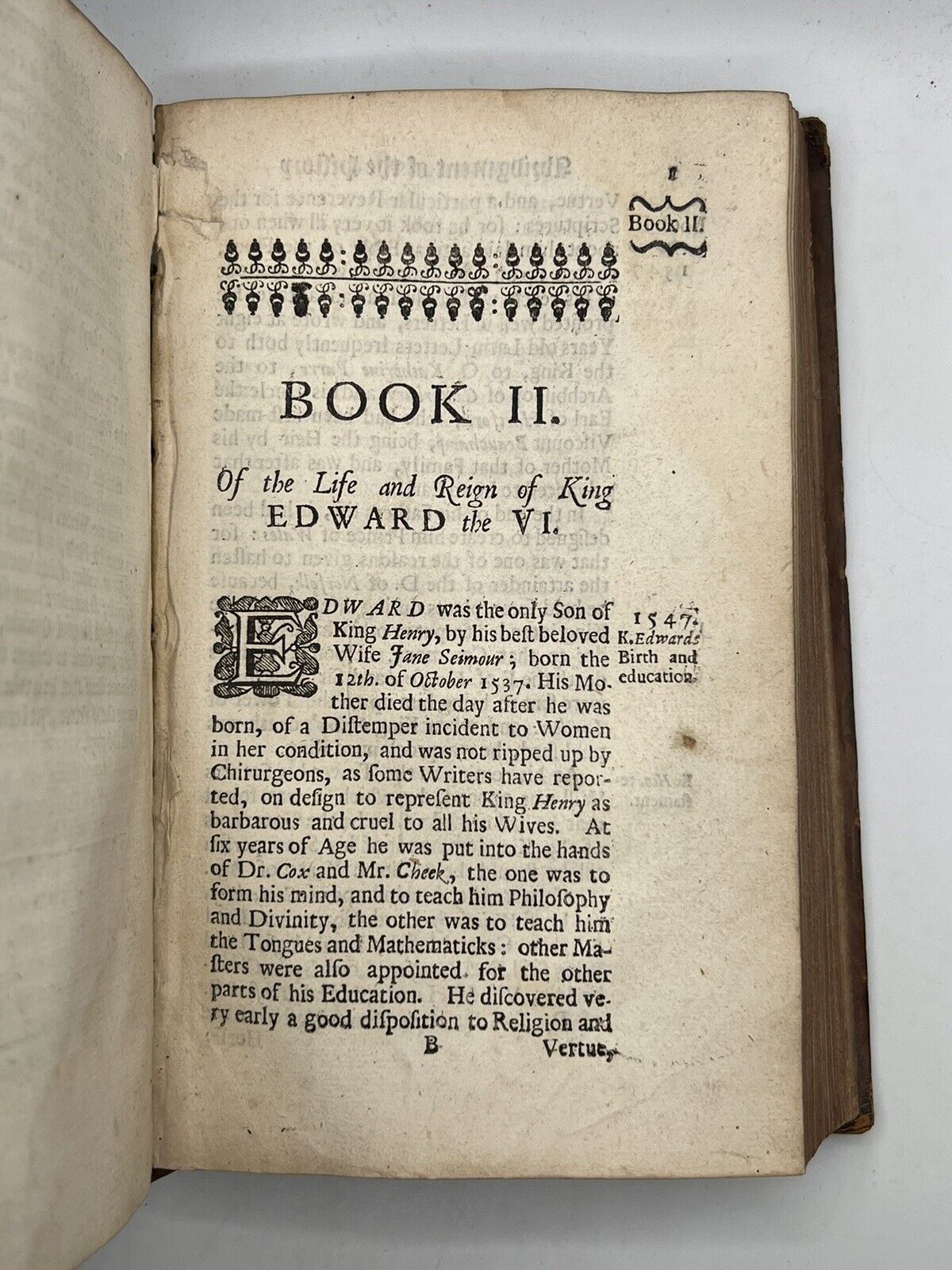 The History of the Reformation by Gilbert Burnet 1682 First Edition Thus