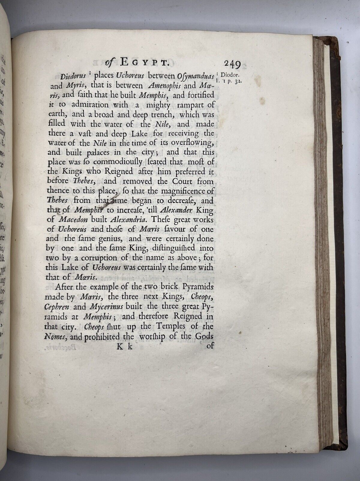 The Chronology of Ancient Kingdoms by Sir Isaac Newton 1728 First Edition