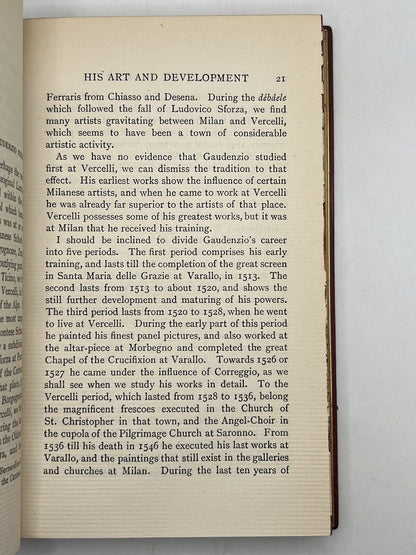 Gaudenzio Ferrari by Ethel Halsey 1904 Fore-Edge Painting, First Edition