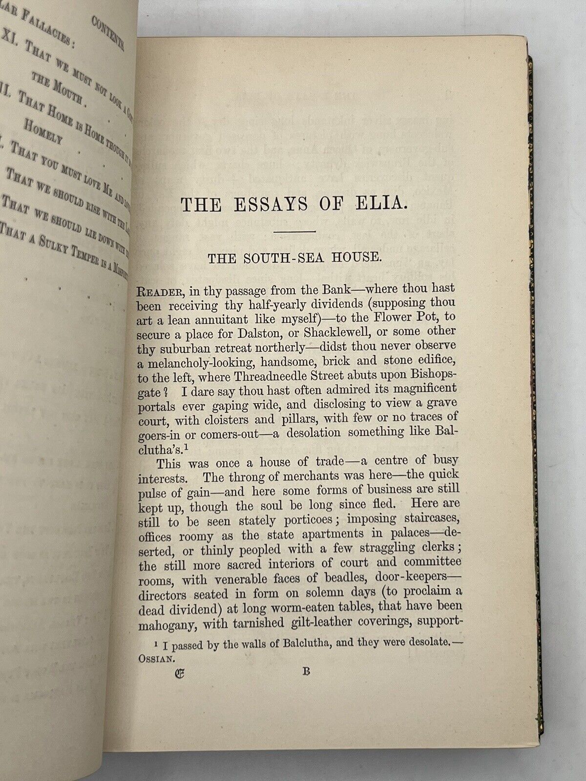 The Essay of Elia by Charles Lamb 1887 Fore-Edge