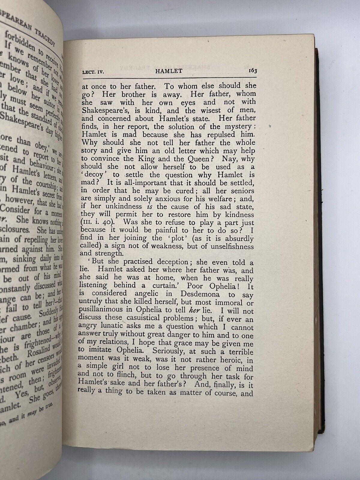 Lectures on Shakespearean Tragedy by A. C. Bradley 1919