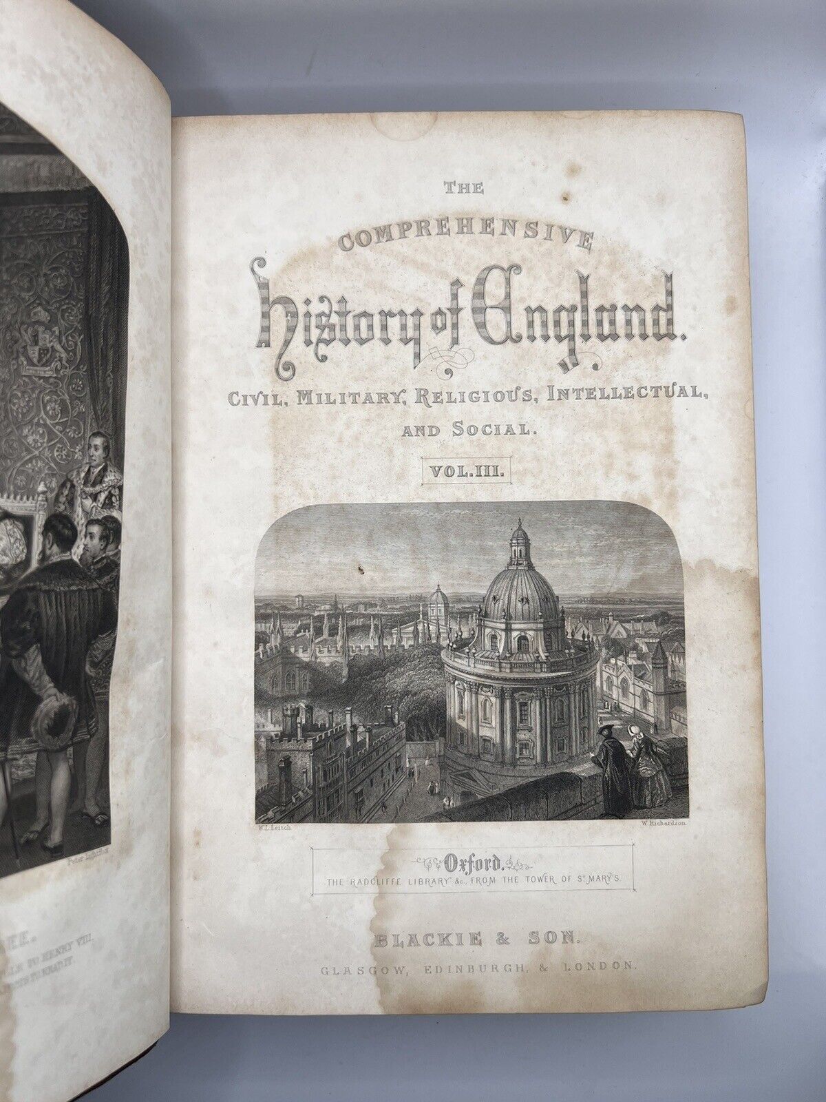 A Comprehensive History of England by Charles Macfarlane 1861