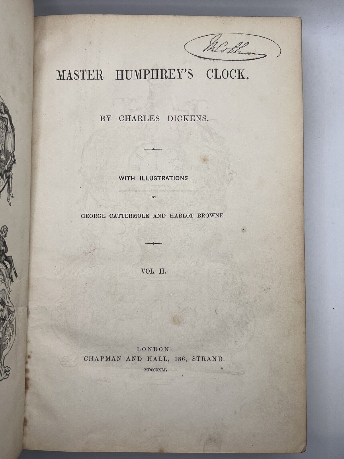 Master Humphrey's Clock by Charles Dickens 1840-41 First Edition