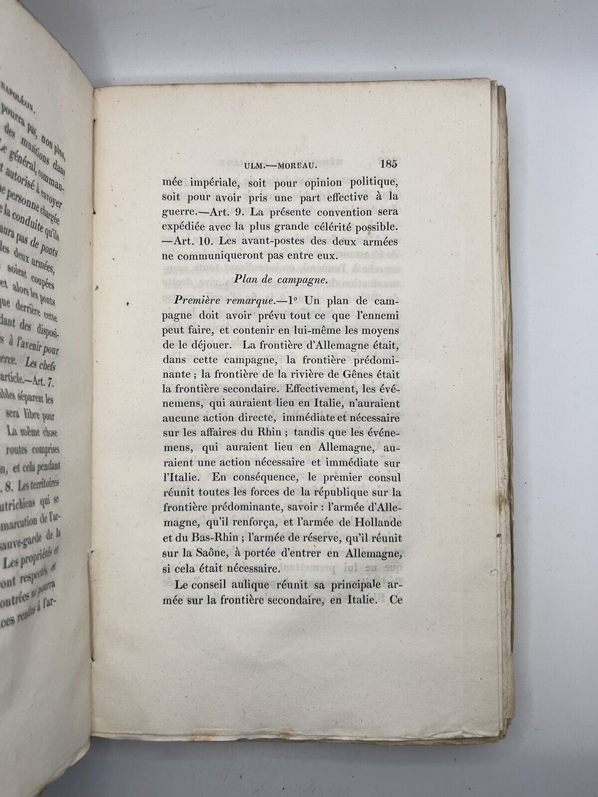 Memoirs of the History of France by Napoleon 1823 First Edition