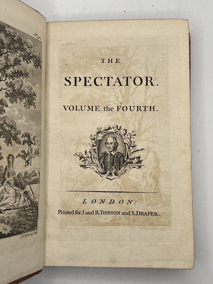 The Spectator in 8 Volumes circa 1753