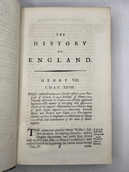 The History of England by David Hume 1792-1802