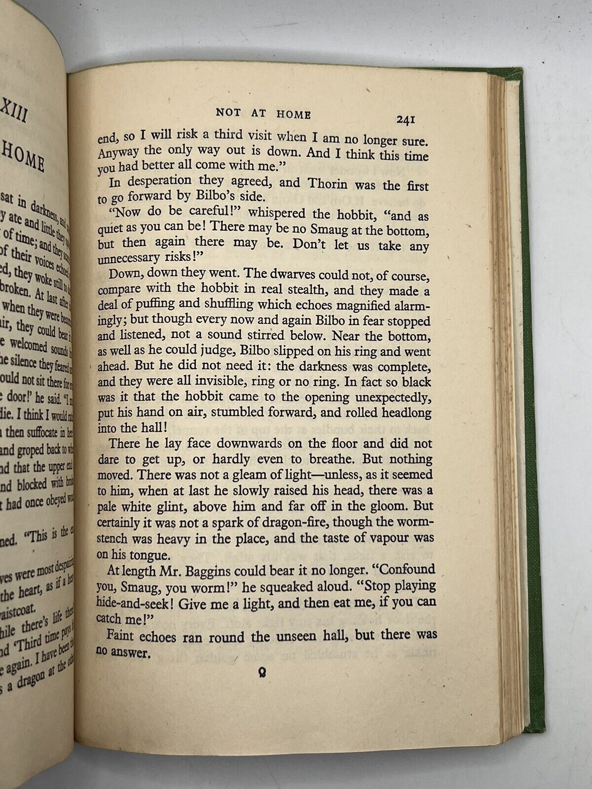 The Hobbit by J. R. R. Tolkien 1946 First Edition Fourth Impression