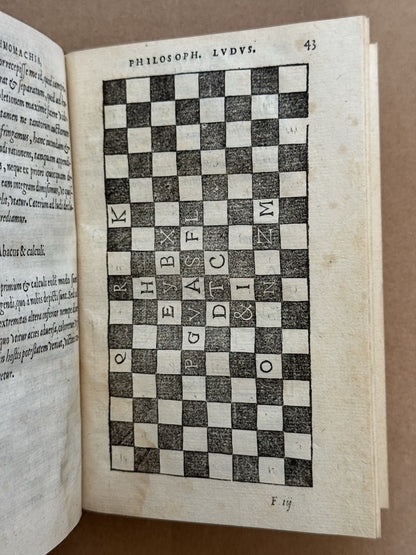 Boissiere's Nobilissimus 1556 Proto-Chess Game, Pythagoras; Lothar Schmid's Copy