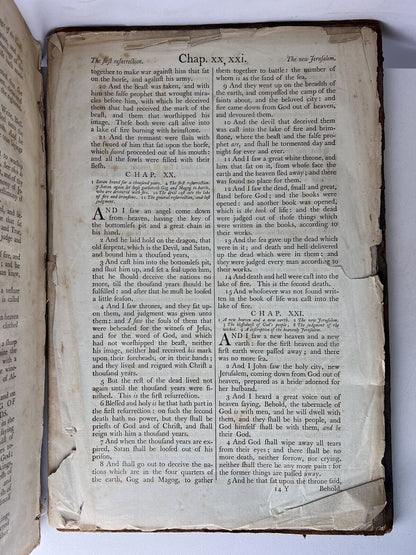 Antique King James Bible 1781 Clarendon Press