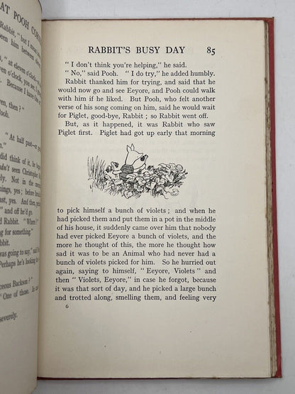 The House at Pooh Corner by A.A. Milne 1928 First Edition First Impression with the Dust Jacket