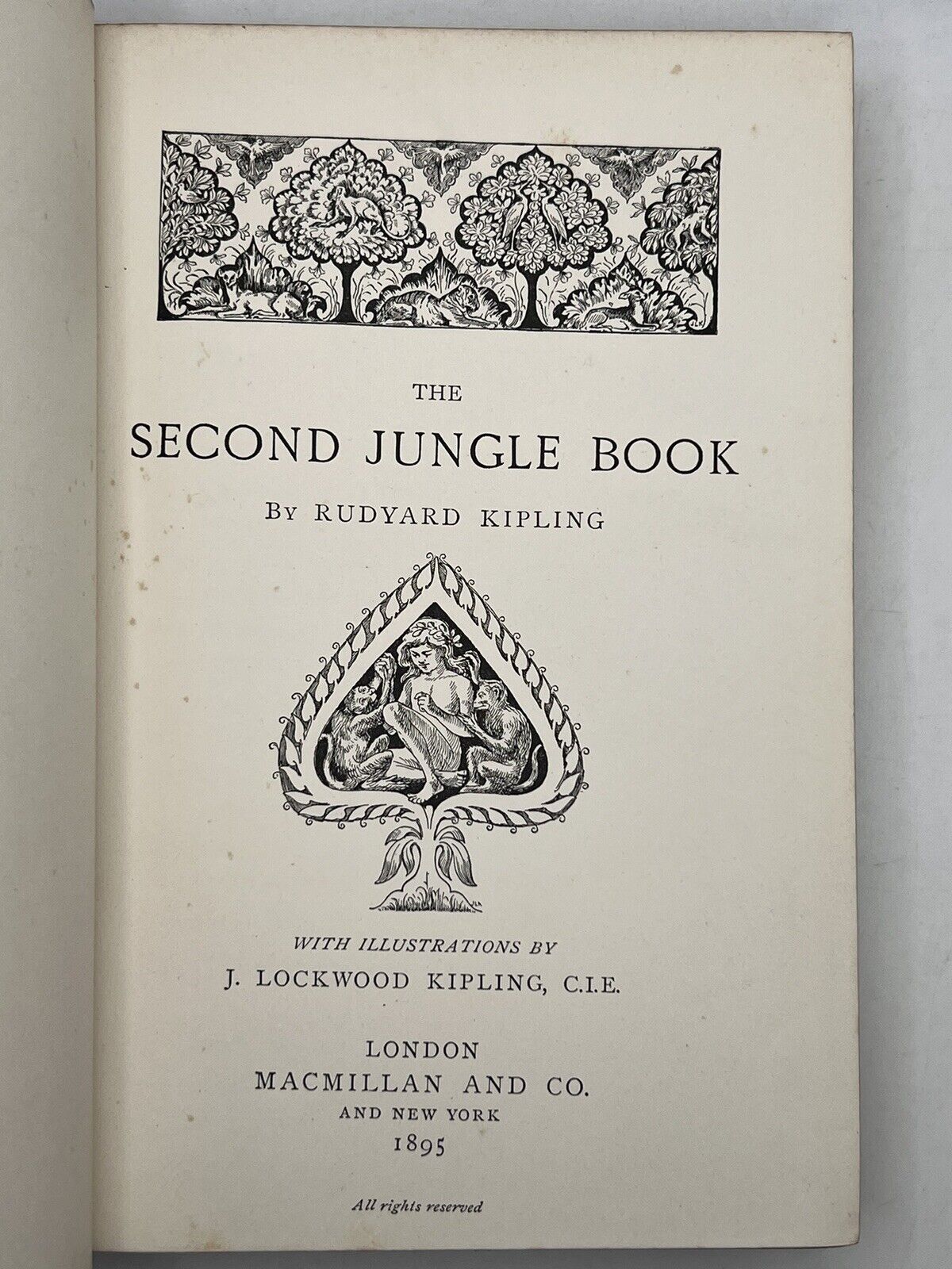 The Jungle Books by Rudyard Kipling 1894-5 - 2nd/1st Impr.